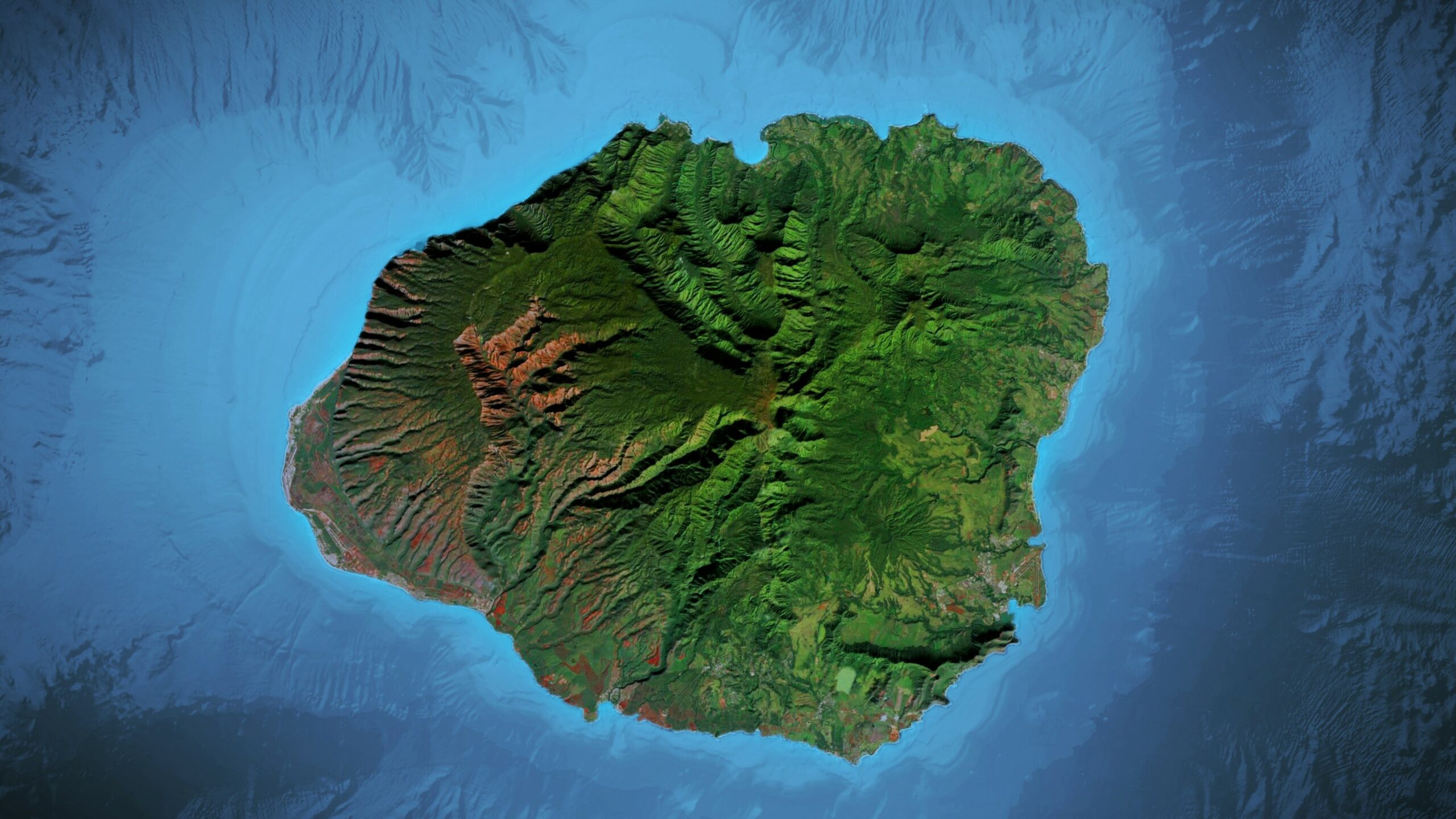 Kauai Inselkarte
