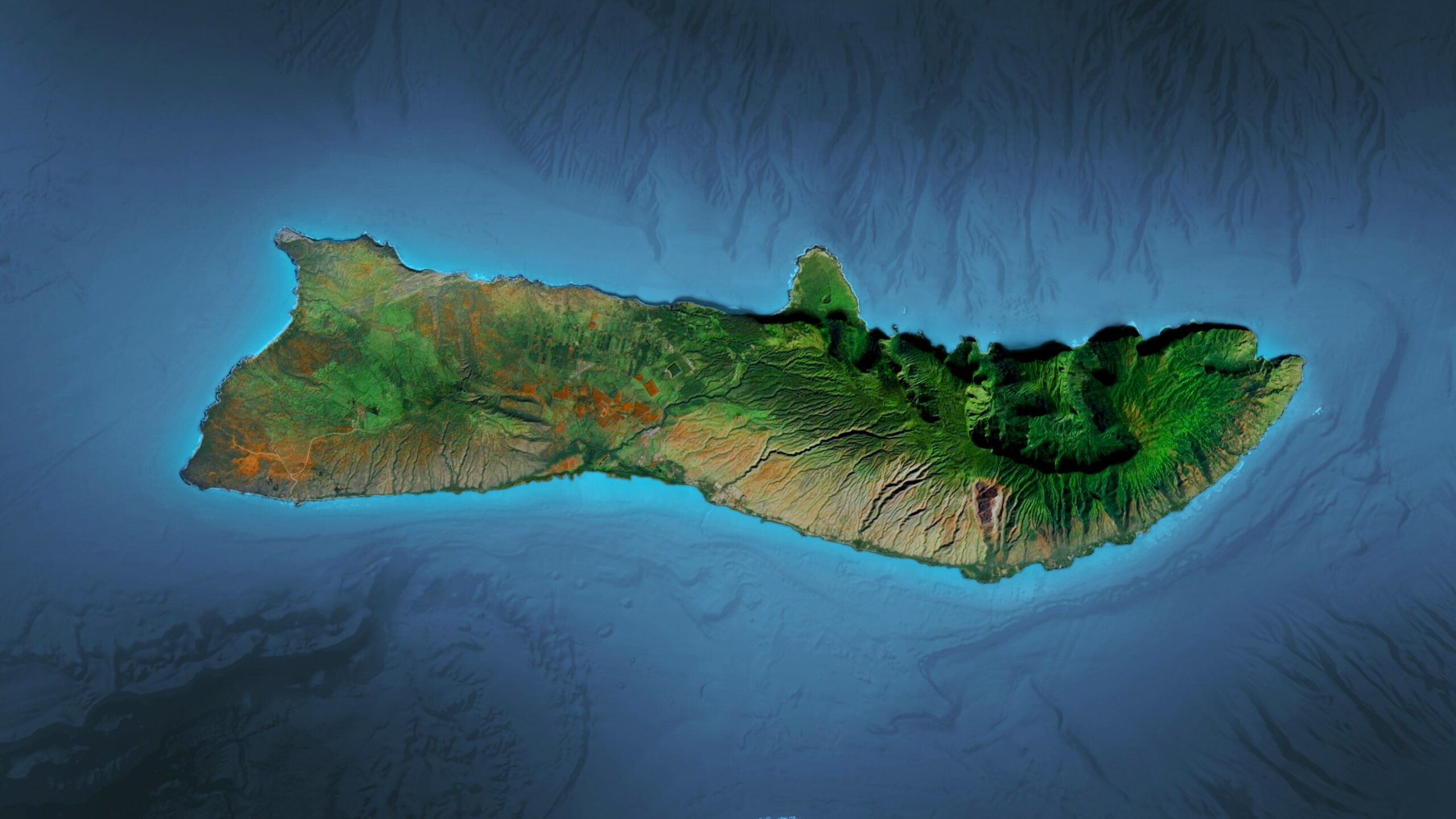 Molokai Inselkarte